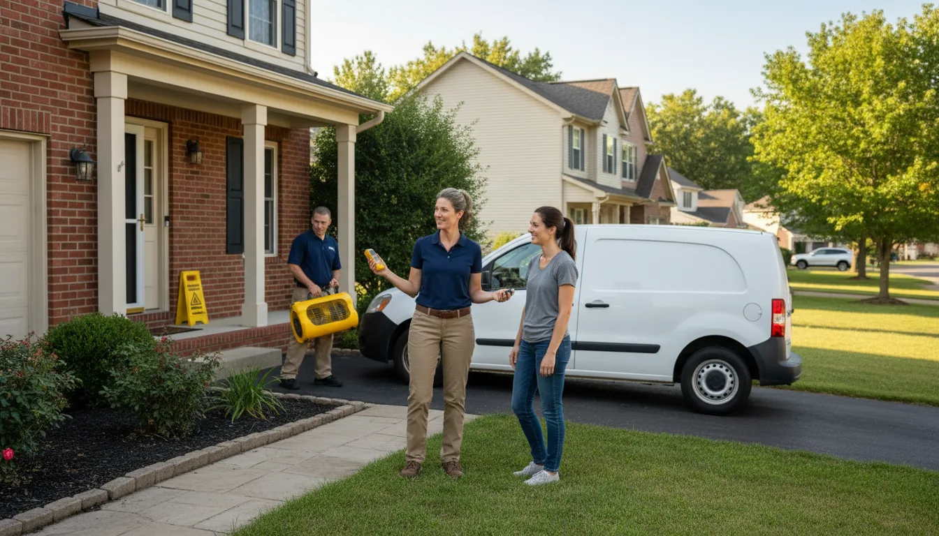 Residential water damage restoration in Lakeside, AZ